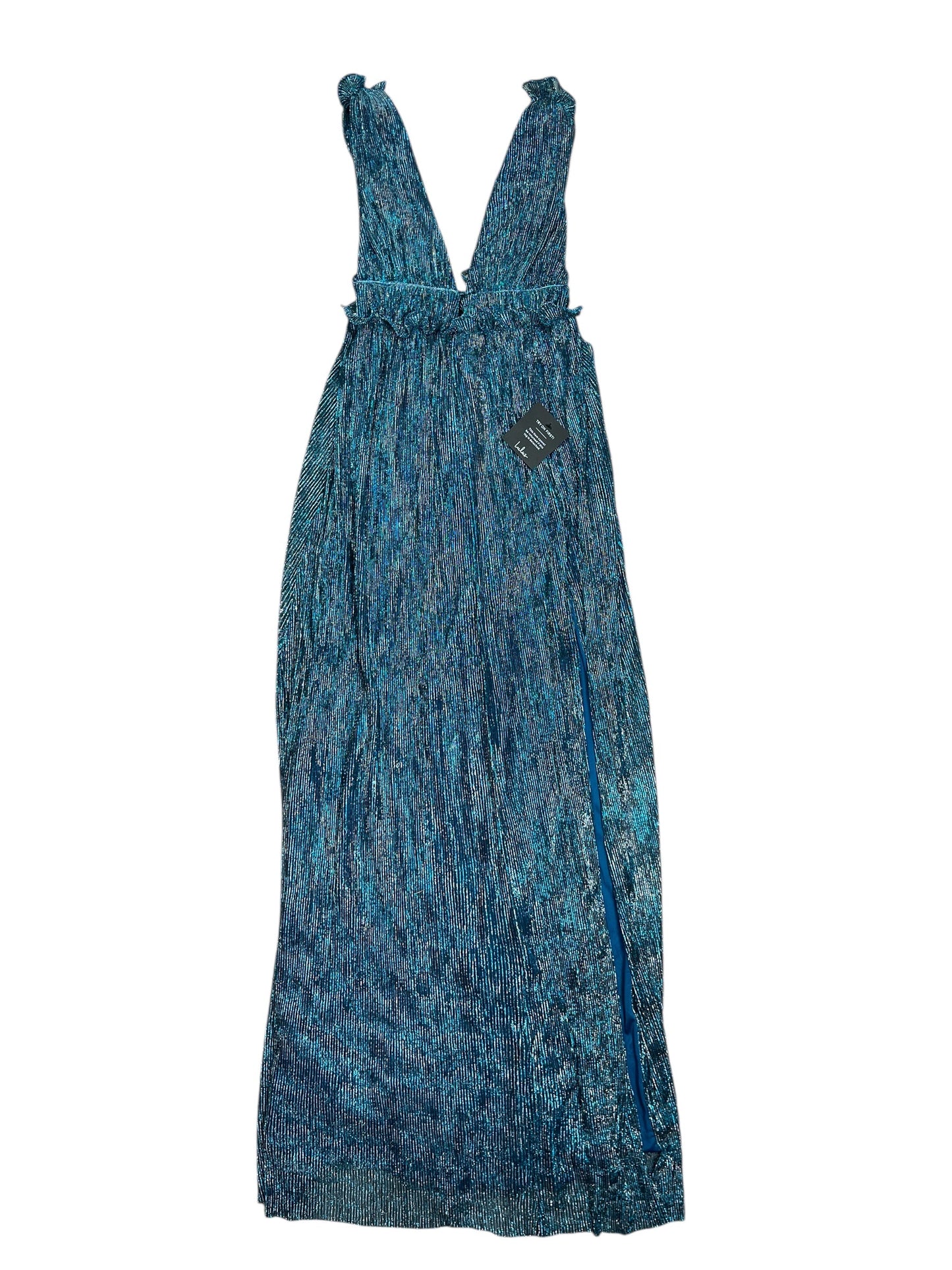 Dress Party Long By Lulus In Blue, Size:S