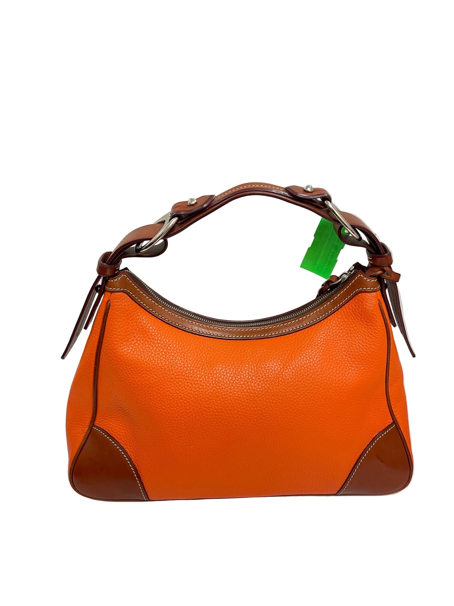 Handbag Designer By Dooney And Bourke In Orange, Size:Large