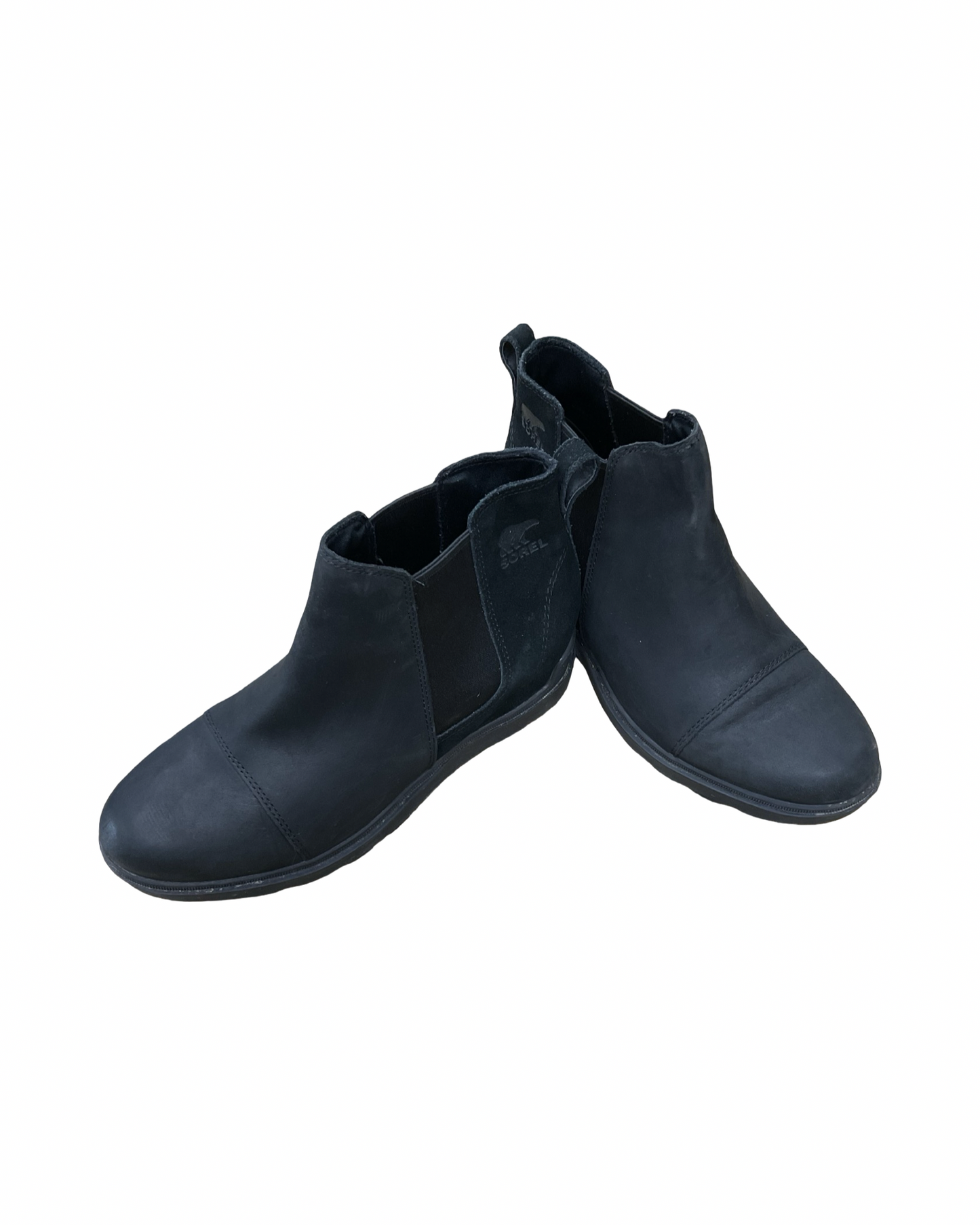 Boots Ankle Flats By Sorel In Black, Size:9