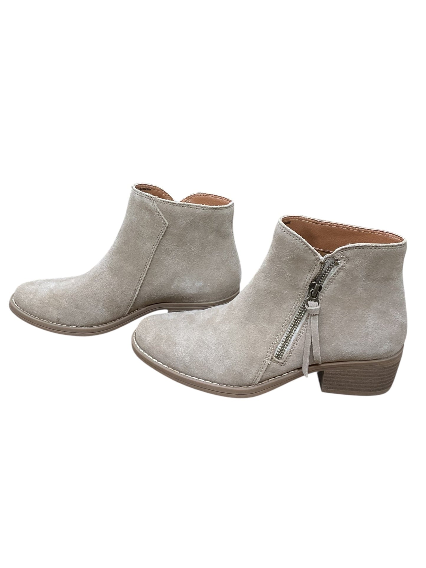 Boots Ankle Heels By White Mountain In Tan, Size:7