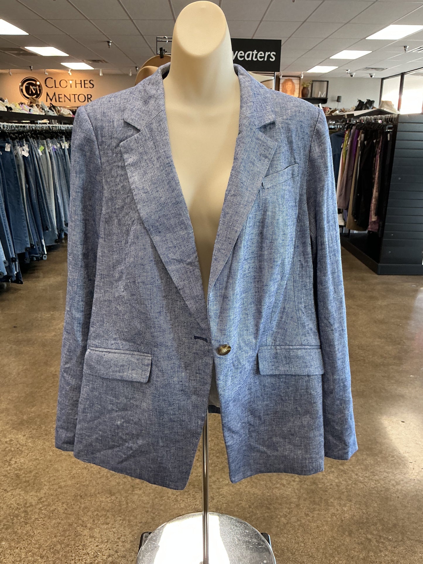 Blazer By Lane Bryant In Blue, Size:16