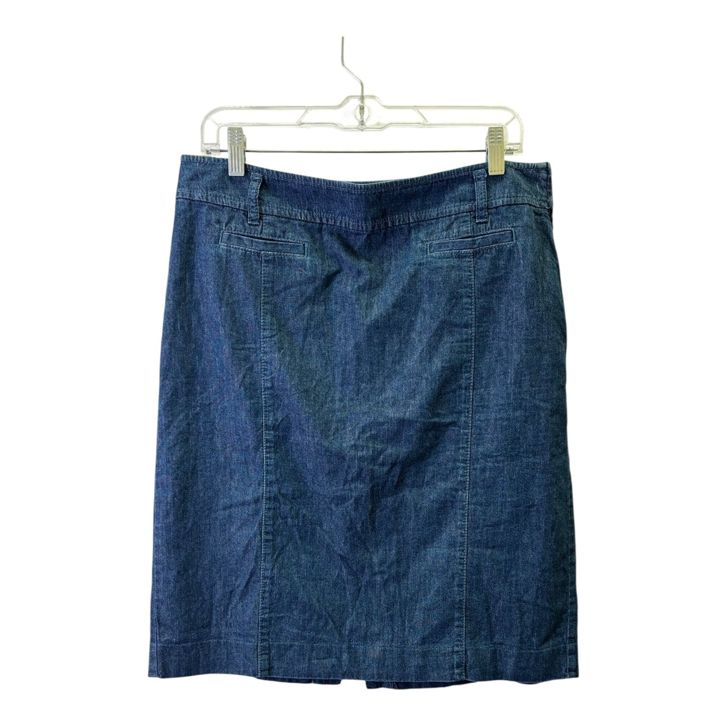 Skirt Midi By Ann Taylor In Blue, Size:10