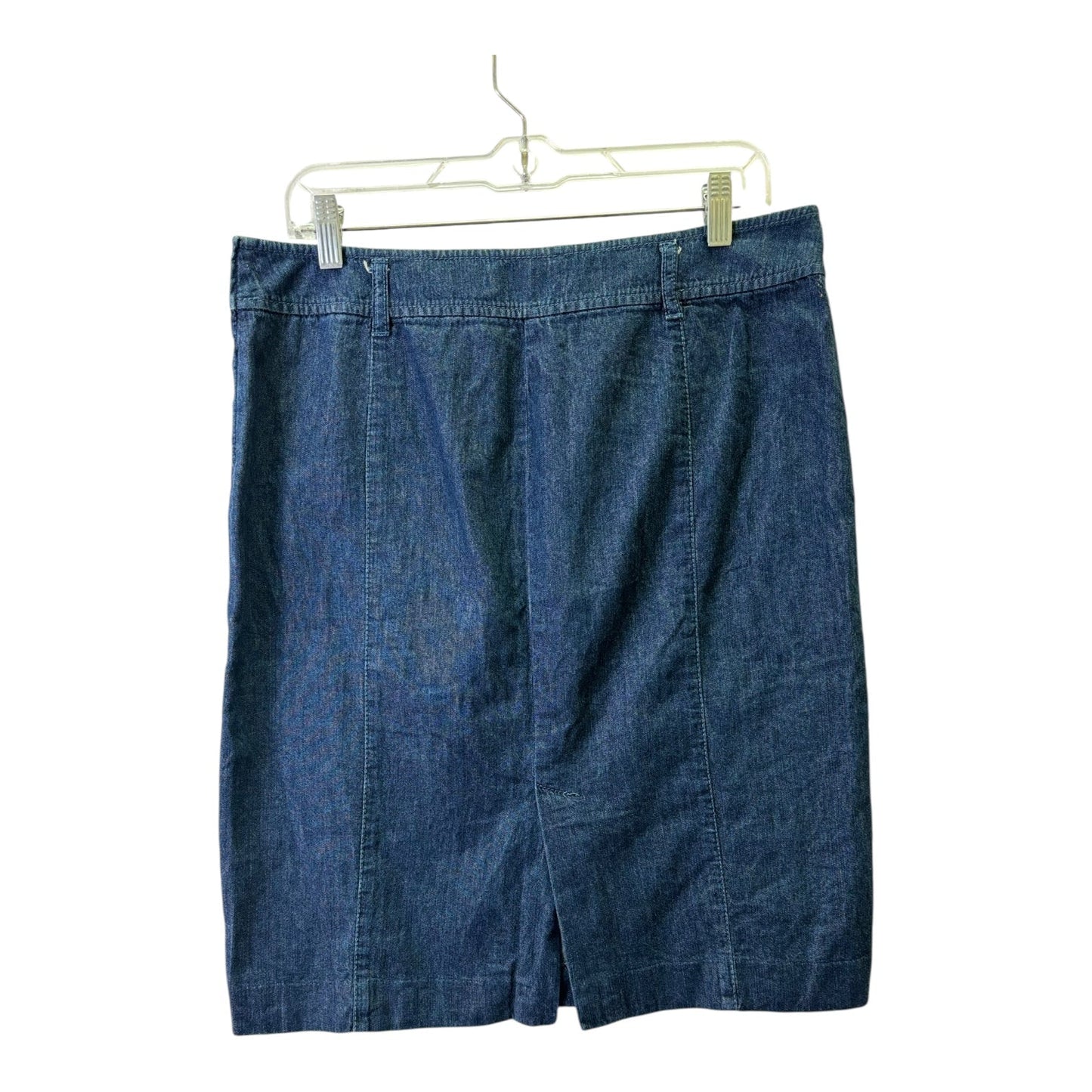 Skirt Midi By Ann Taylor In Blue, Size:10