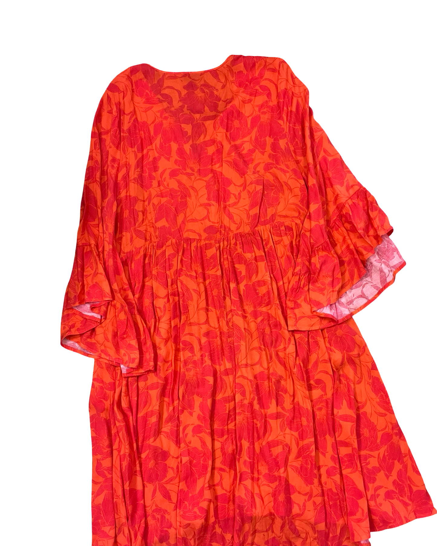 Dress Casual Midi By Torrid In Orange, Size:L