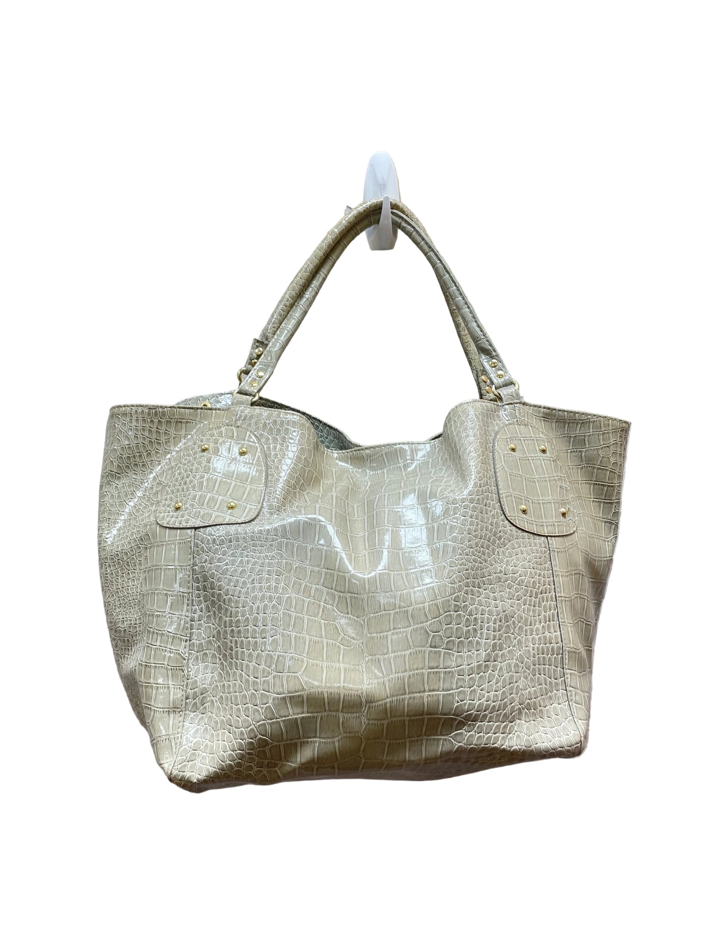 Tote By Lancome In Taupe, Size:Large