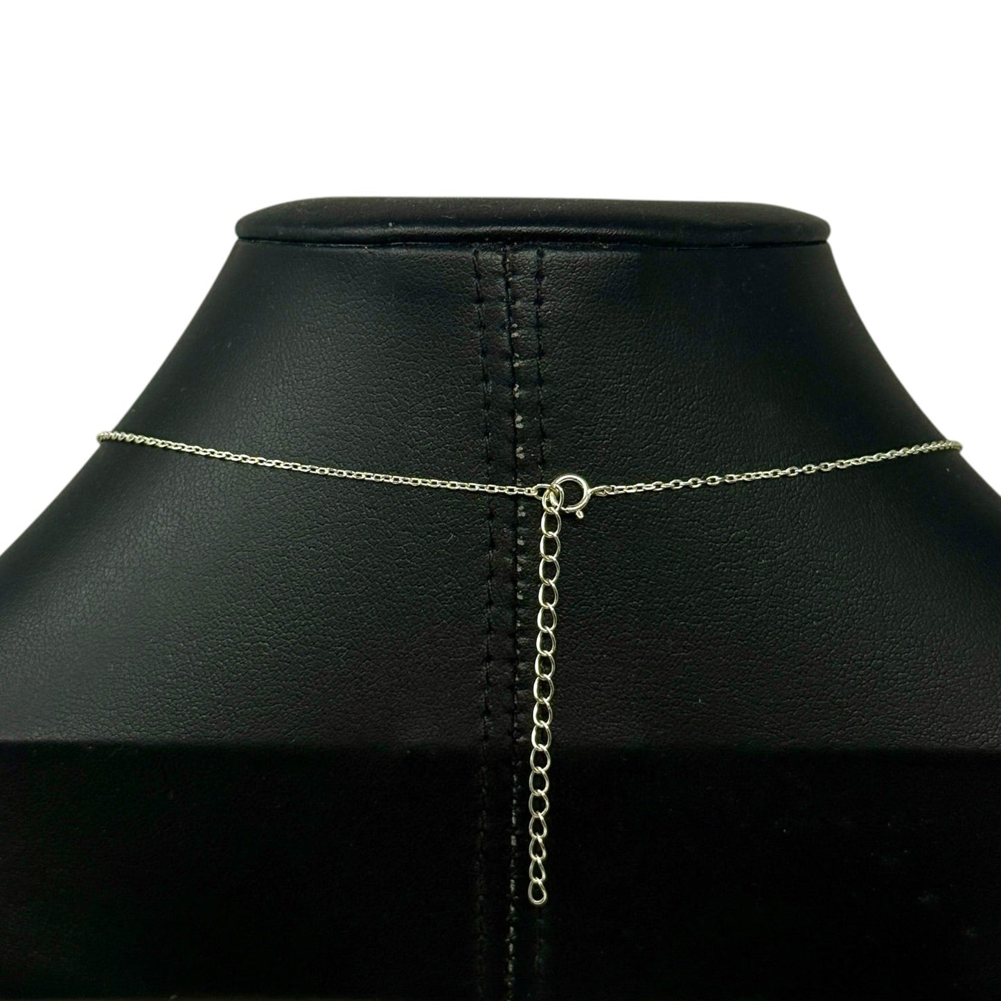 Sterling Silver & Pavé CZ Intertwined Double Circle Pendant Necklace