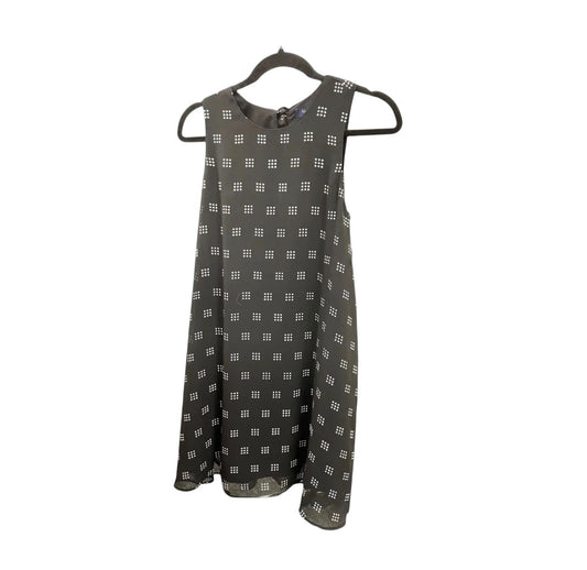 Dress Casual Short By Kaari Blue In Black & White, Size: S