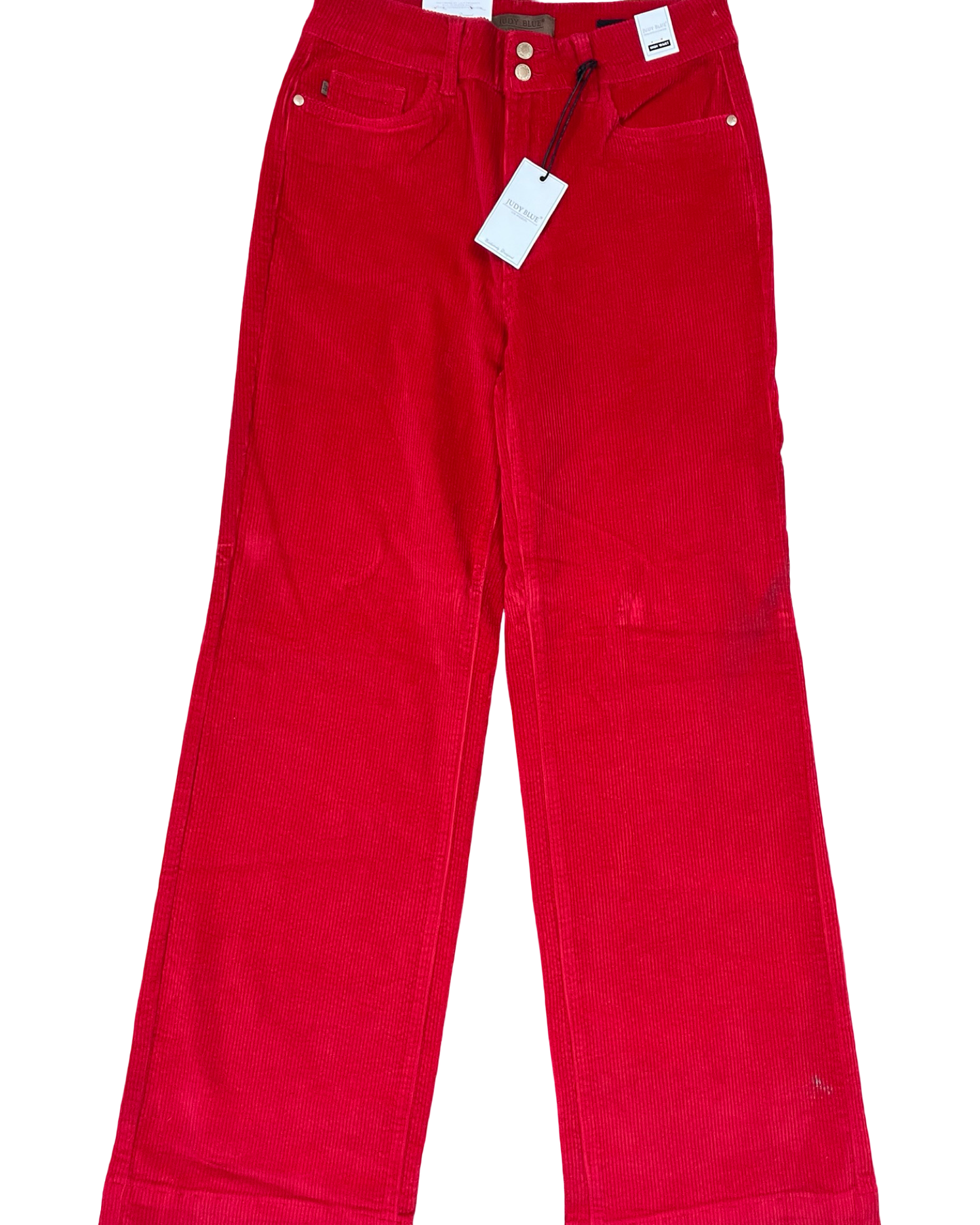 Jeans Wide Leg By Judy Blue In Red, Size:L