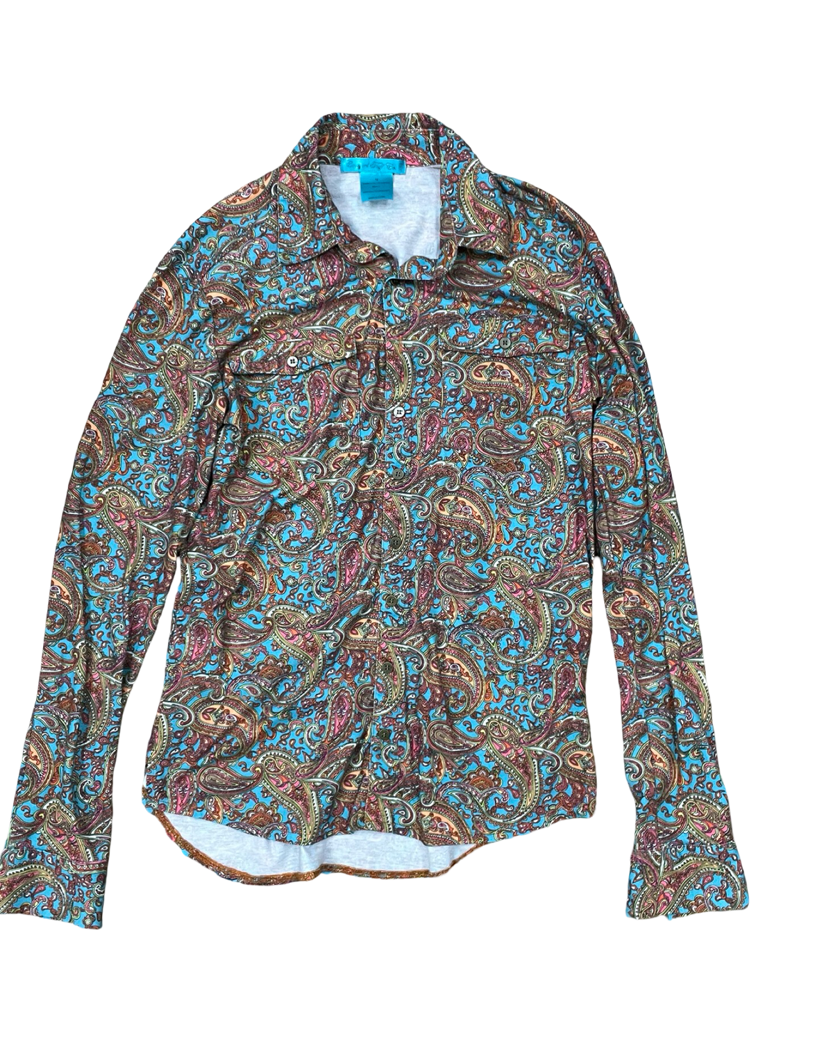 Blouse Ls By Clothes Mentor In Multi, Size:M