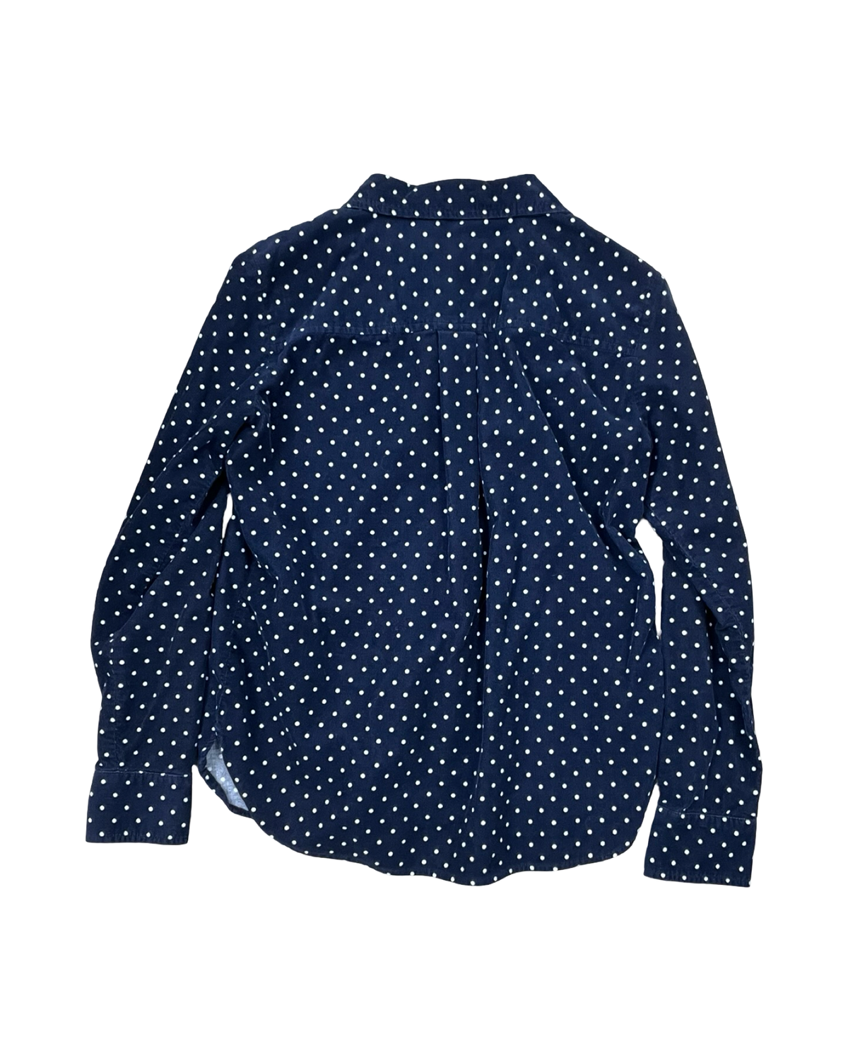 Blouse Ls By Loft In Navy, Size:Xs