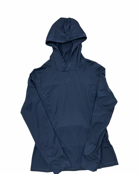 Athletic Top Ls Hoodie By Fabletics In Black, Size:L
