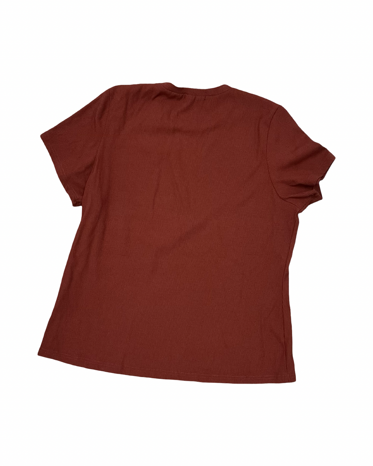 Top Ss By Mikarose In Brown, Size:1X