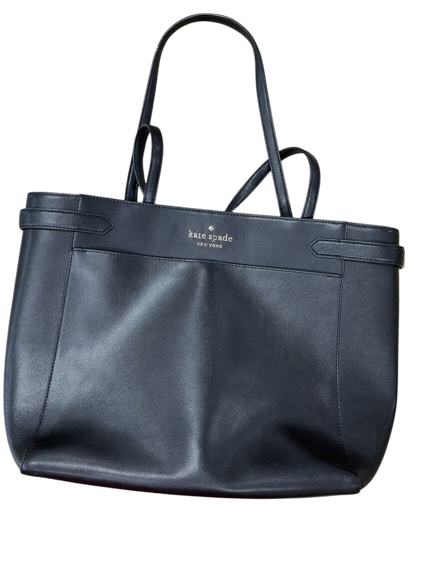 Tote Designer By Kate Spade In Black, Size:Large