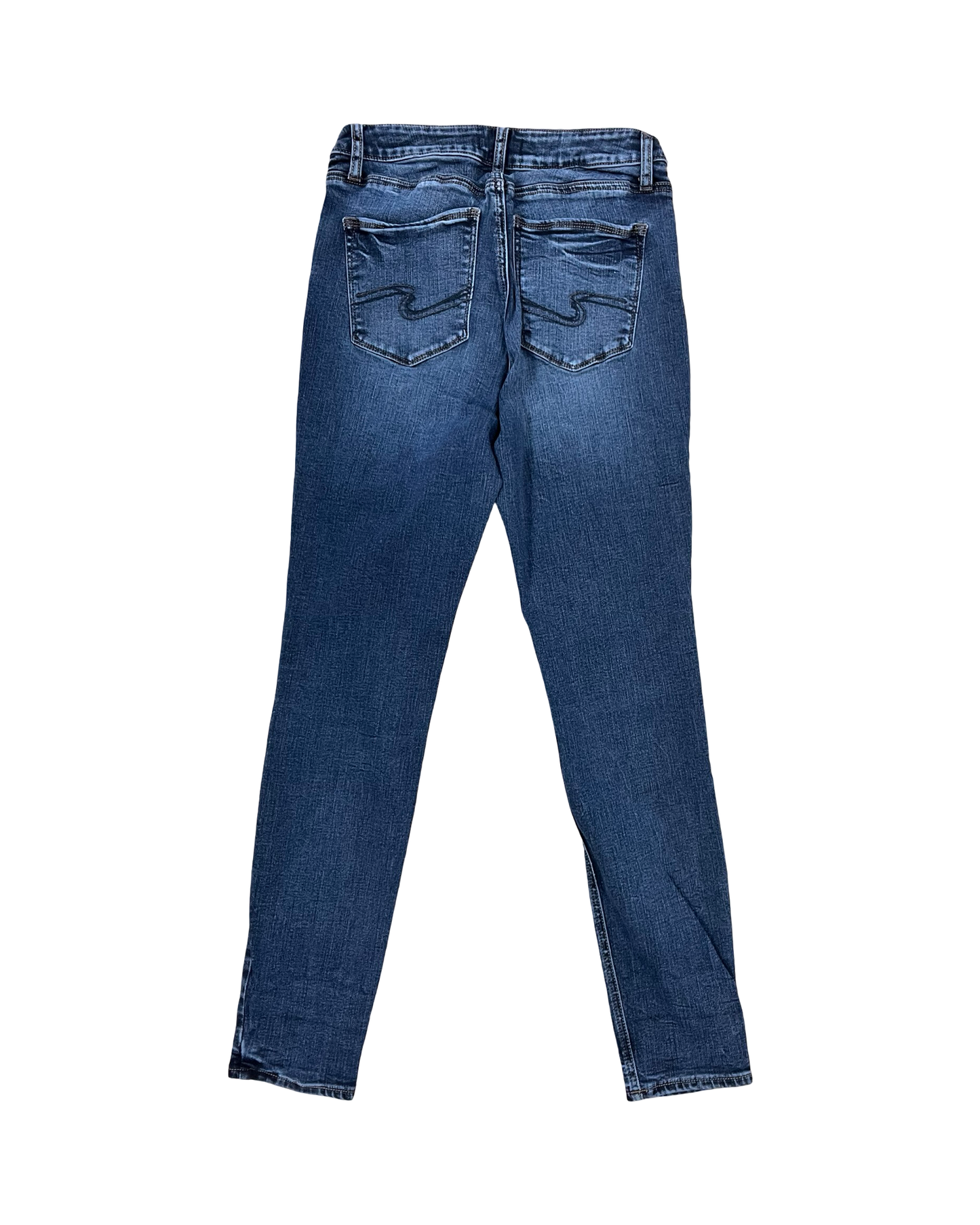 Jeans Skinny By Silver In Blue Denim, Size:10