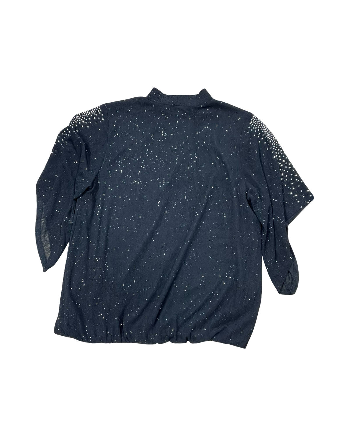 Top 3/4 Sleeve By Ember In Black, Size:L