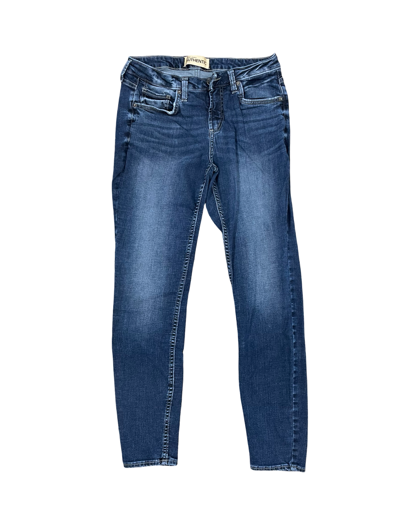 Jeans Skinny By Silver In Blue Denim, Size:10