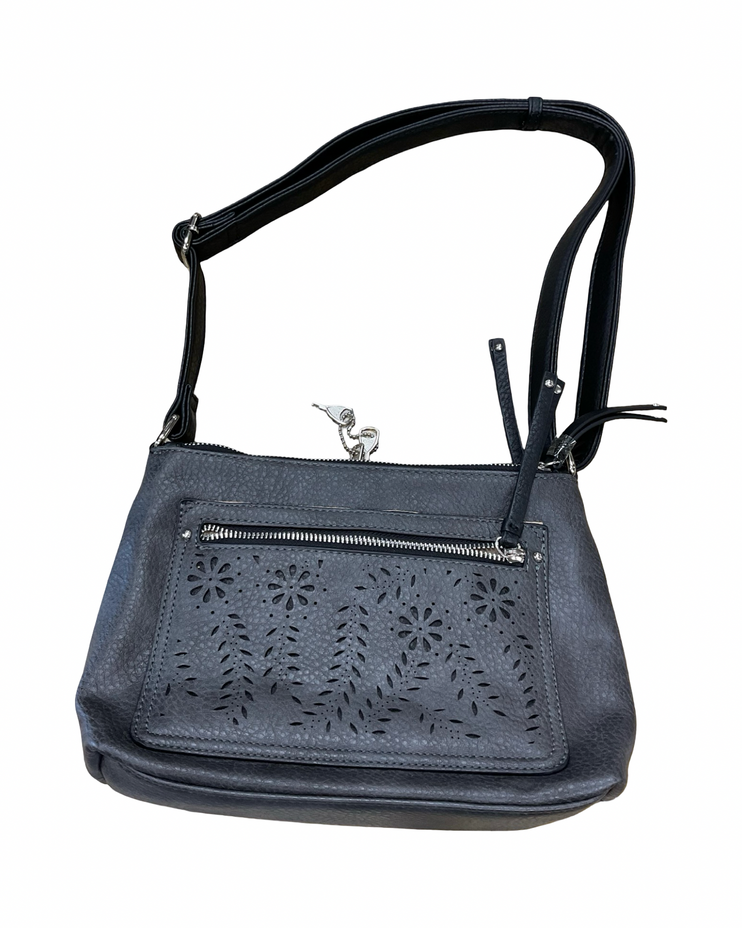 Handbag By Clothes Mentor In Grey, Size:Medium