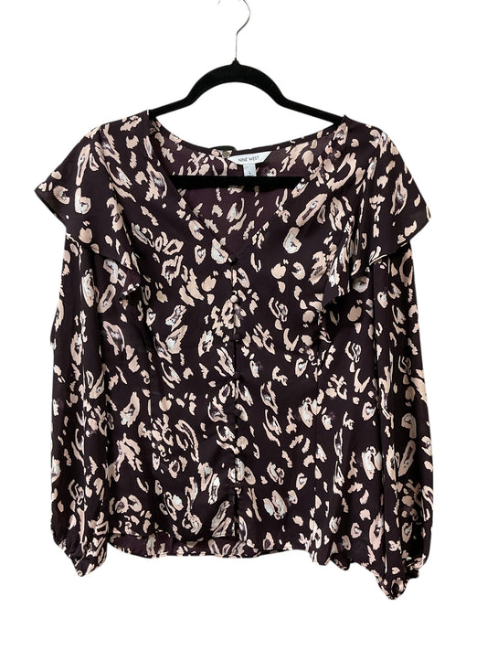Top Ls By Nine West Apparel In Purple, Size:L