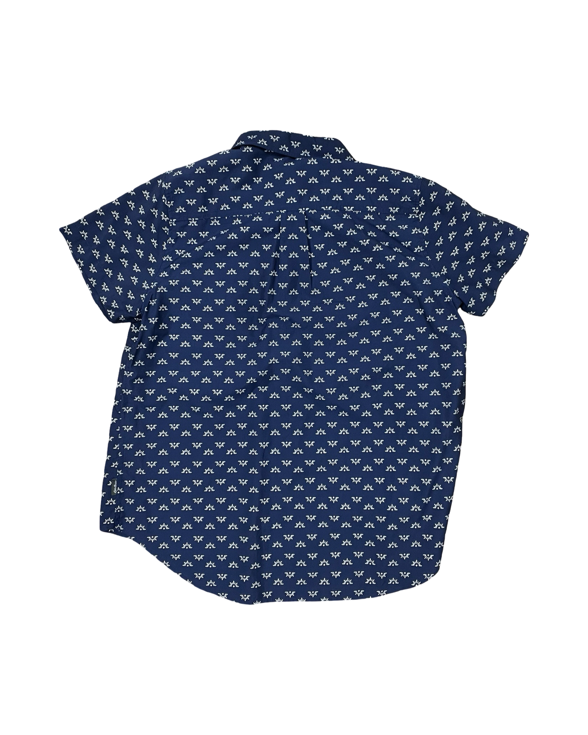 Blouse Ss By Eddie Bauer In Navy, Size:L
