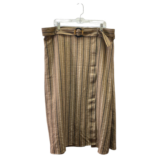 Skirt Maxi By Nycc In Brown, Size:Xl