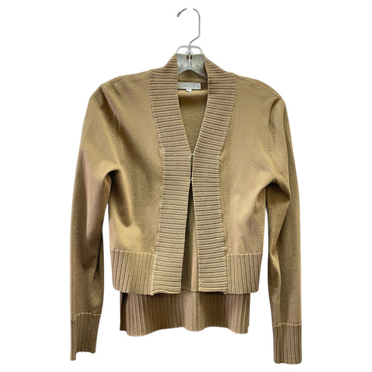 Cardigan By Hailey & Co In Tan, Size:Xs