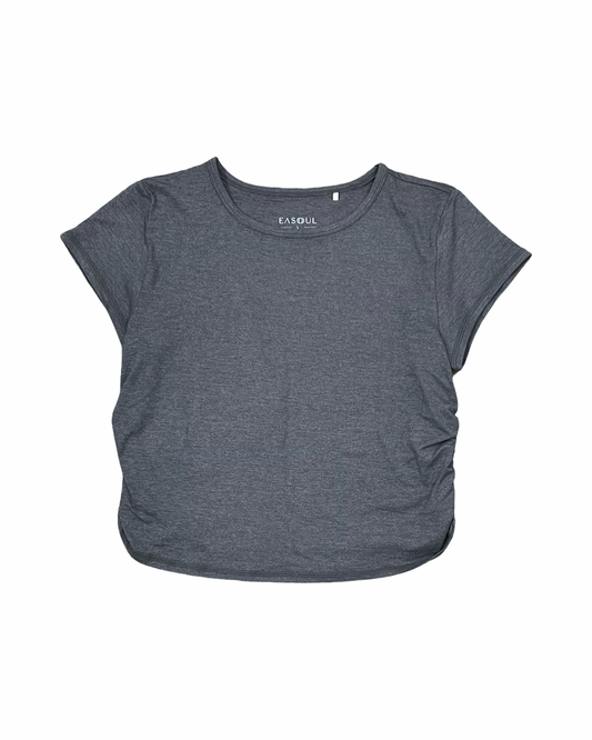 Top Ss By Clothes Mentor In Grey, Size:L