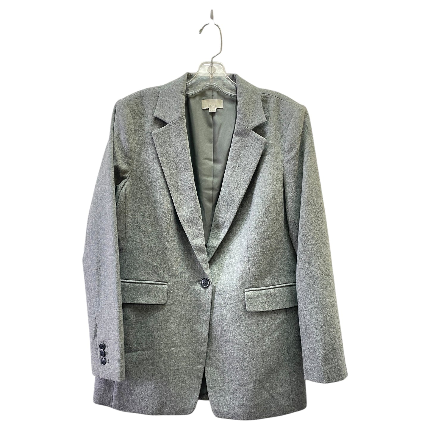 Blazer By Loft In Grey, Size:M