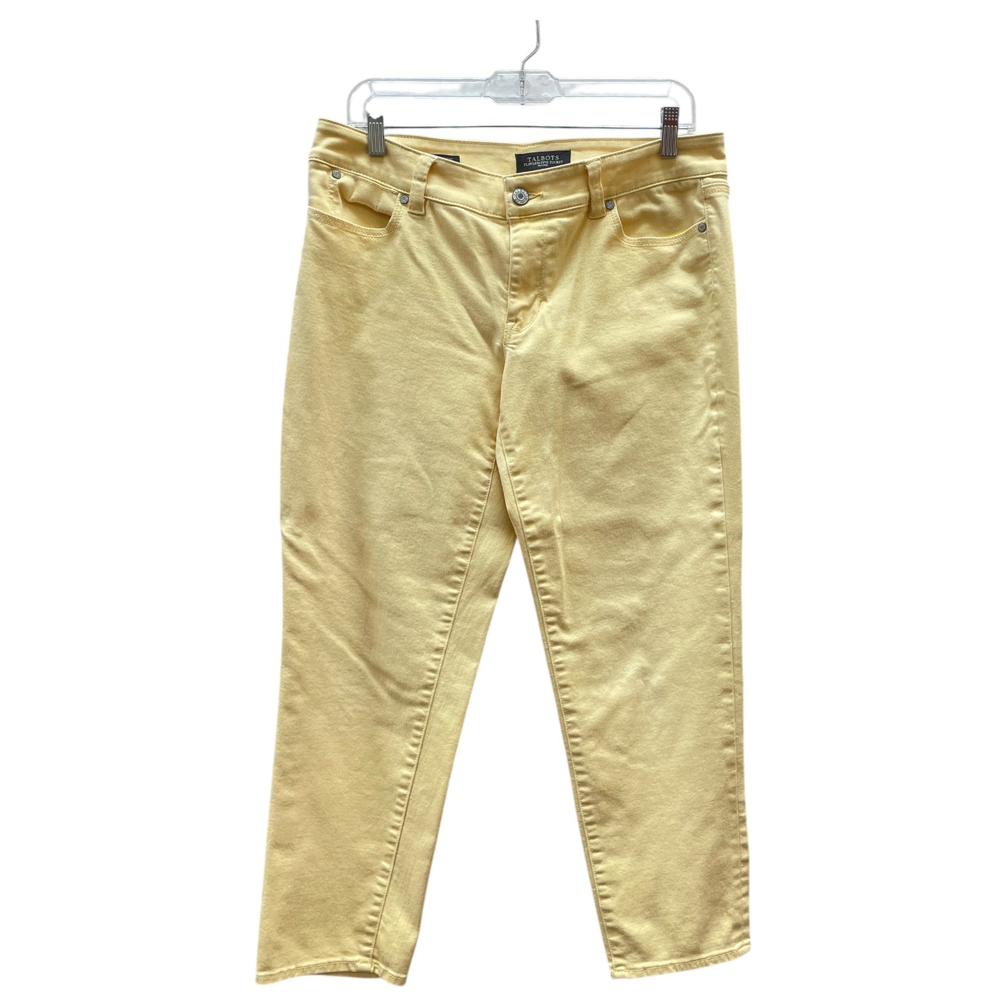 Jeans Boyfriend By Talbots In Yellow, Size:8P