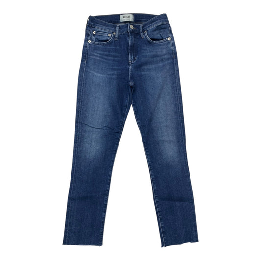 Jeans Straight By Agolde In Blue Denim, Size:0