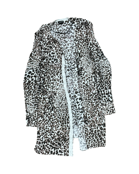 Cardigan By Torrid In Animal Print, Size:Xl