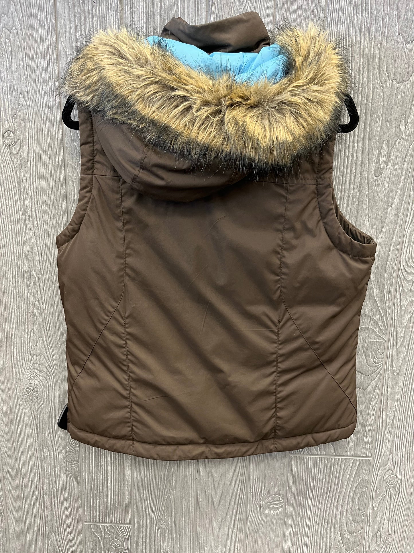 Vest Puffer & Quilted By Columbia In Brown, Size: L