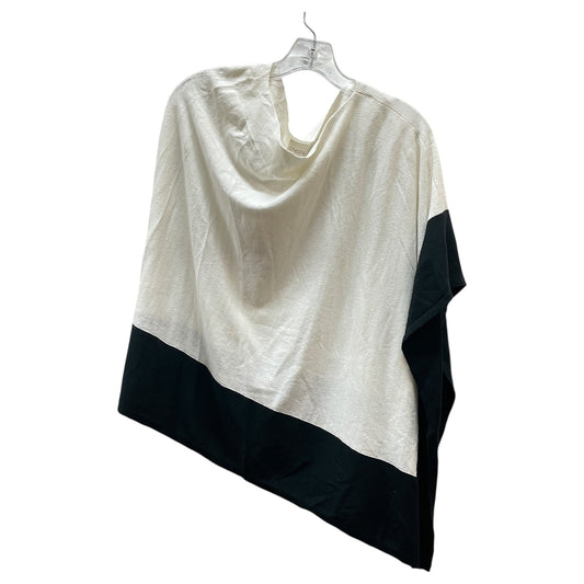 Poncho By Chicos In Black & White, Size:0