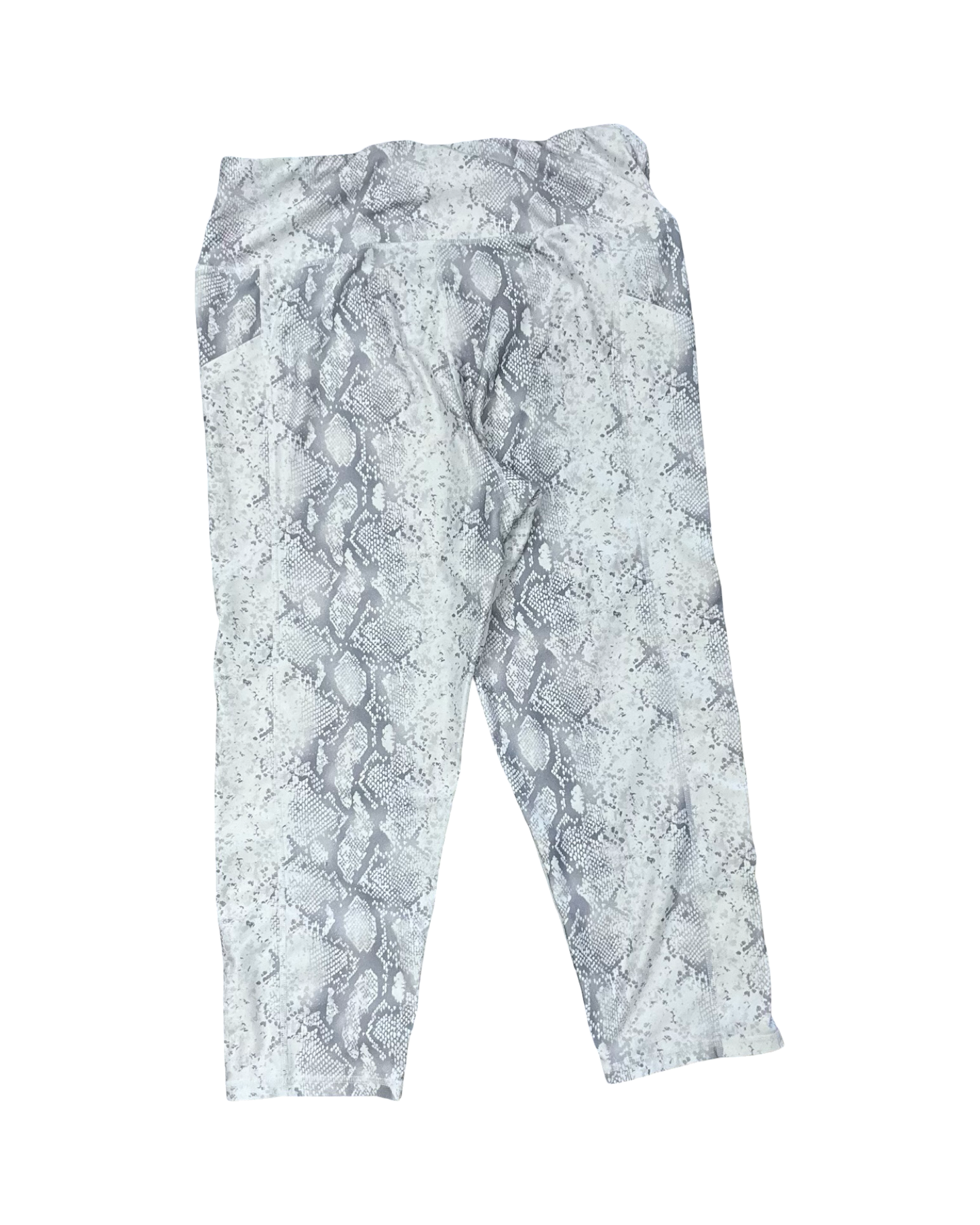 Pants Leggings By Nine West In Grey & White, Size:Xl