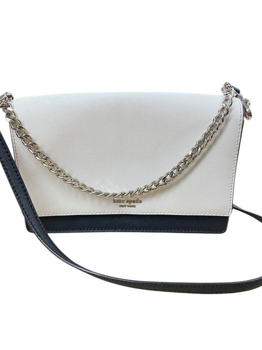 Crossbody Designer By Kate Spade In Cream & Pink, Size:Small