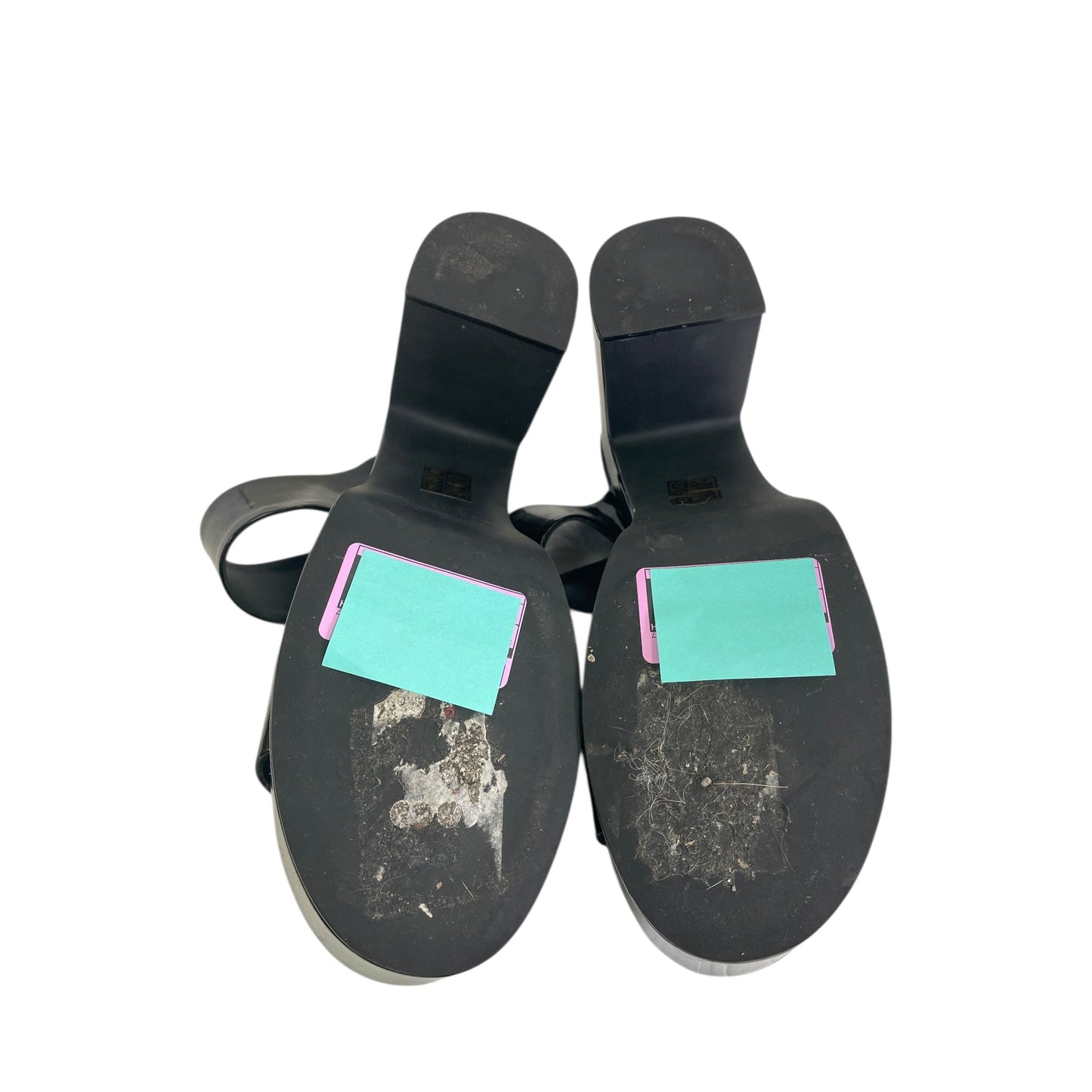 Sandals Heels Platform By Jeffery Campbell In Black, Size:11