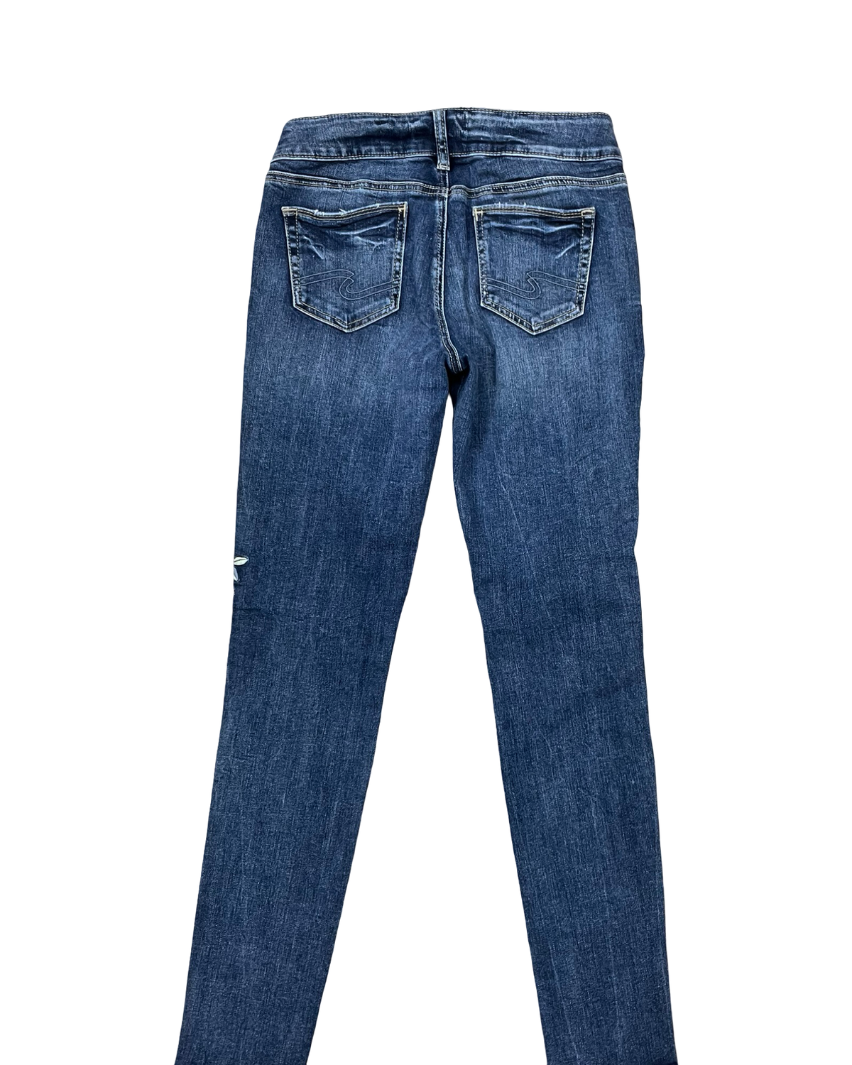 Jeans Skinny By Silver In Blue Denim, Size:2