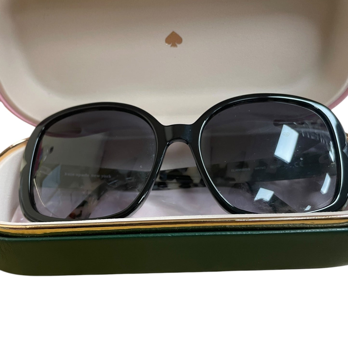 Sunglasses Designer By Kate Spade In Black
