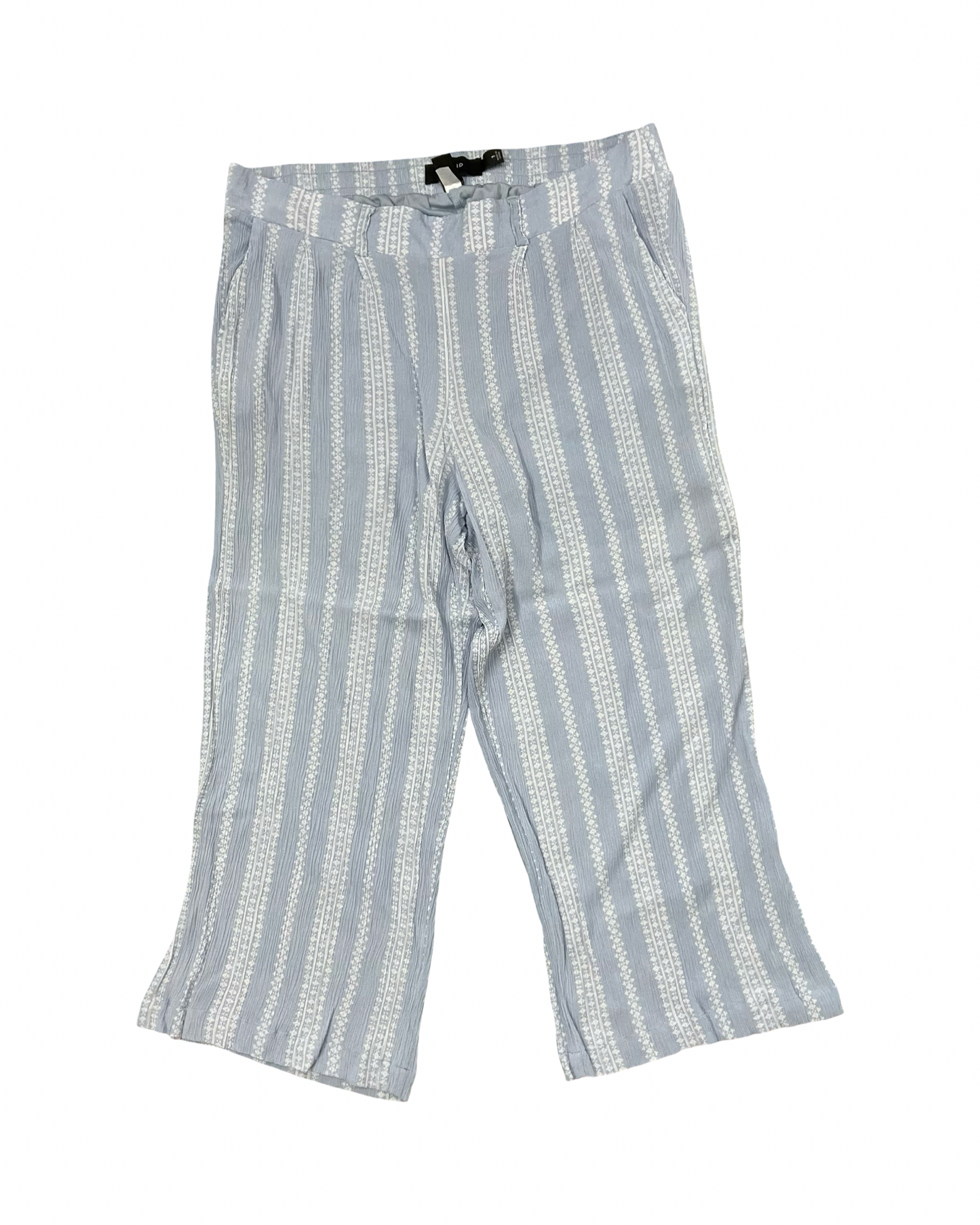Pants Linen By Torrid In Blue & White, Size:1X
