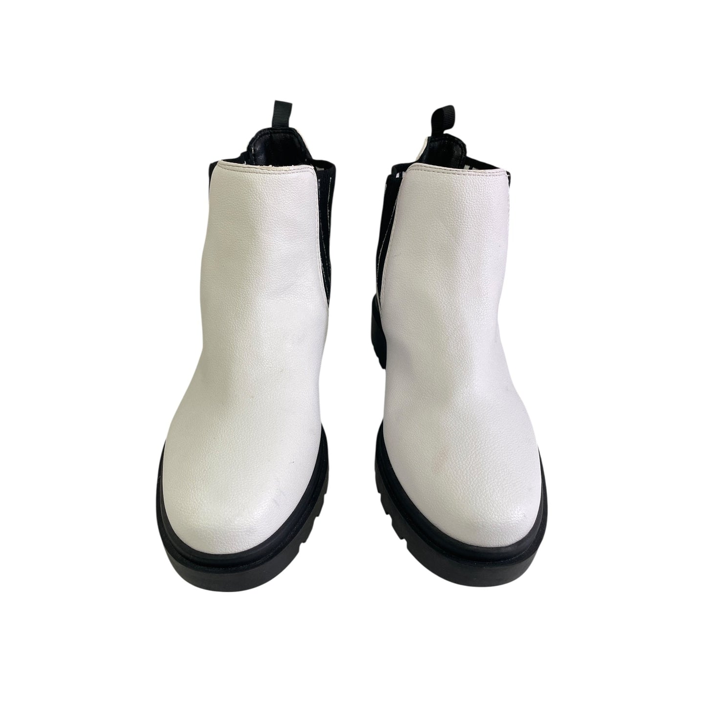Boots Ankle Flats By Mix No 6 In White, Size:6