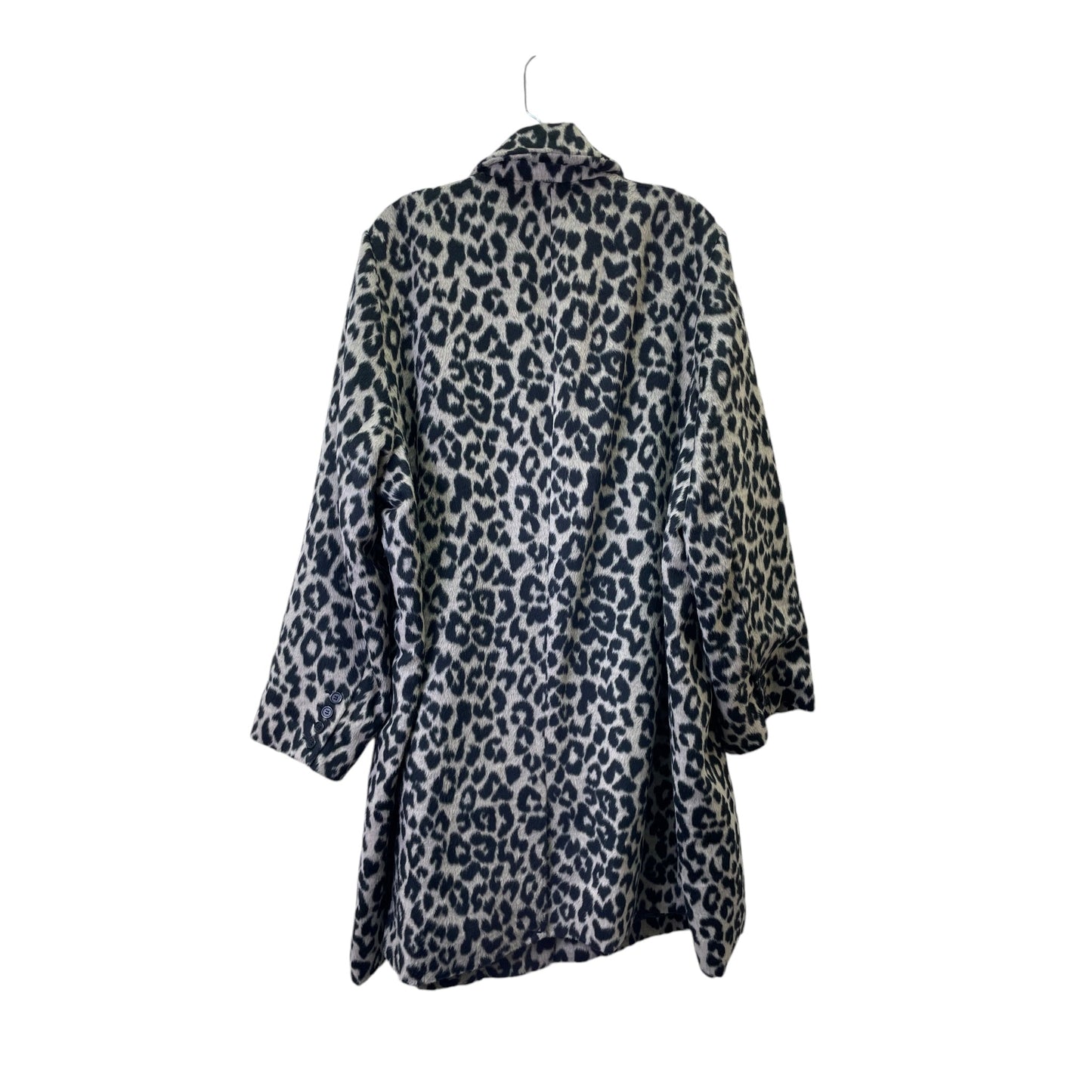 Coat Trench Coat By Lane Bryant In Animal Print, Size:3X