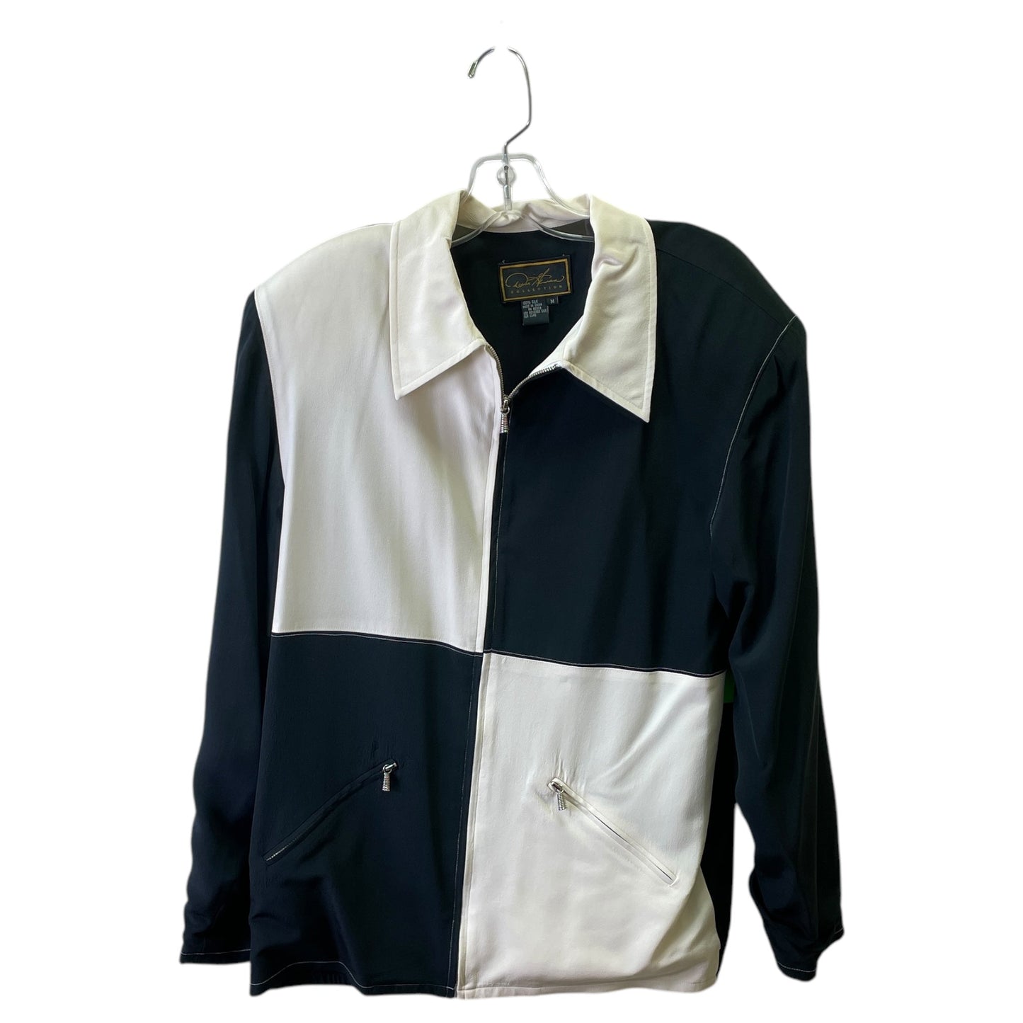 Jacket Other By Diane Gilman In Black & White, Size:M