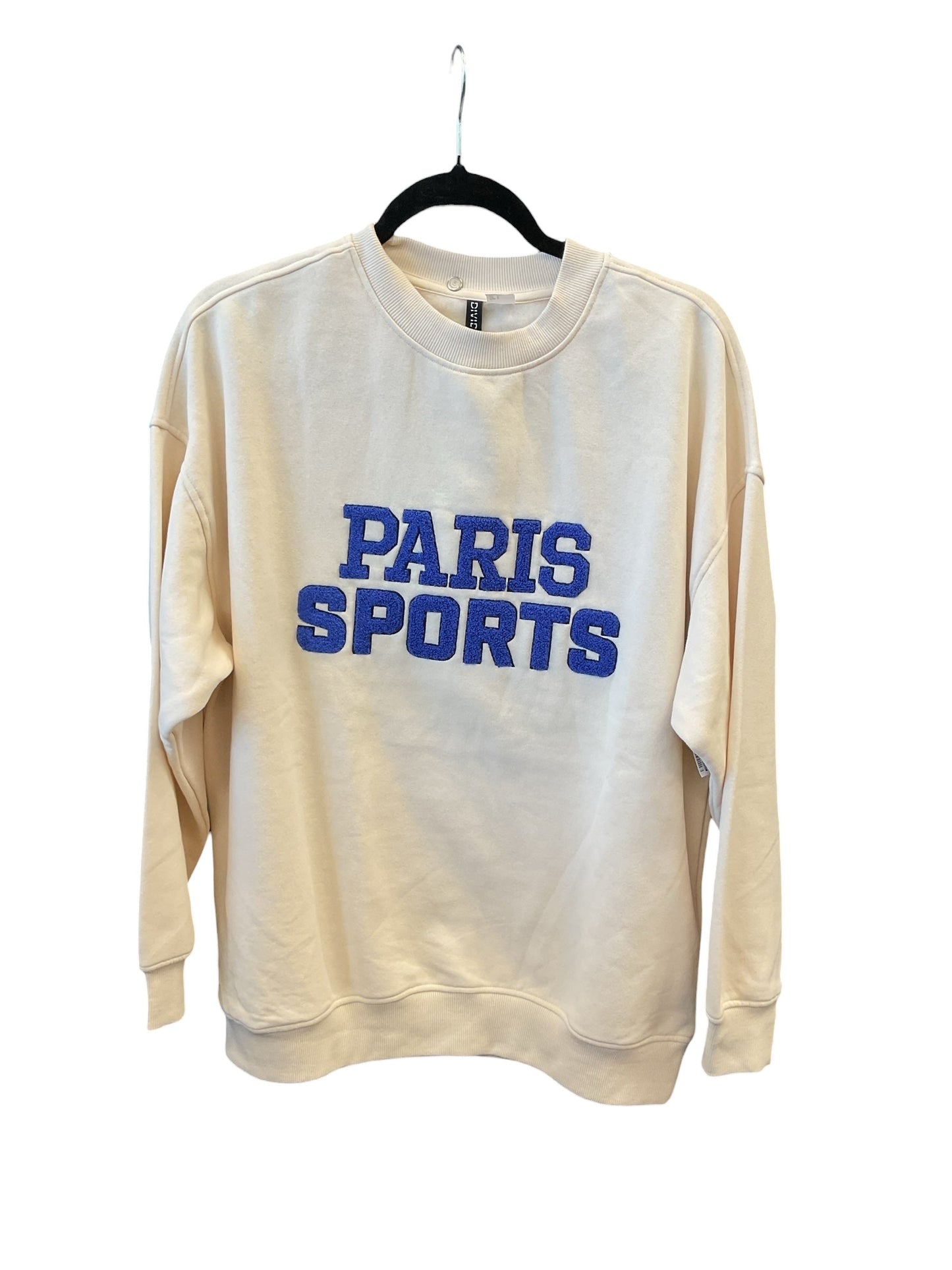 Sweatshirt Crewneck By Divided In Cream, Size:S