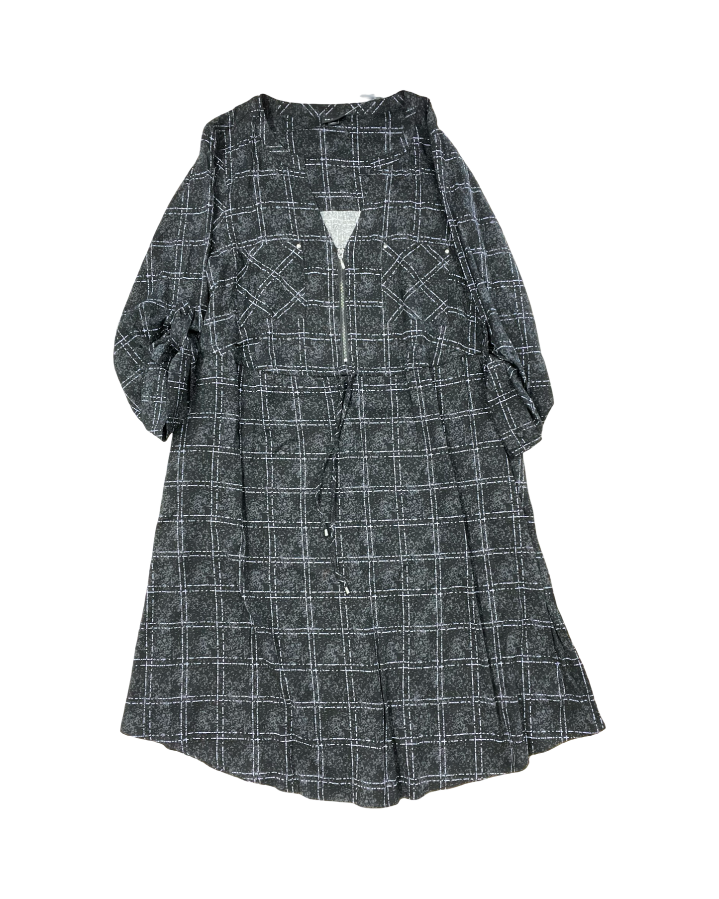 Dress Casual Midi By Torrid In Black & Purple, Size:L