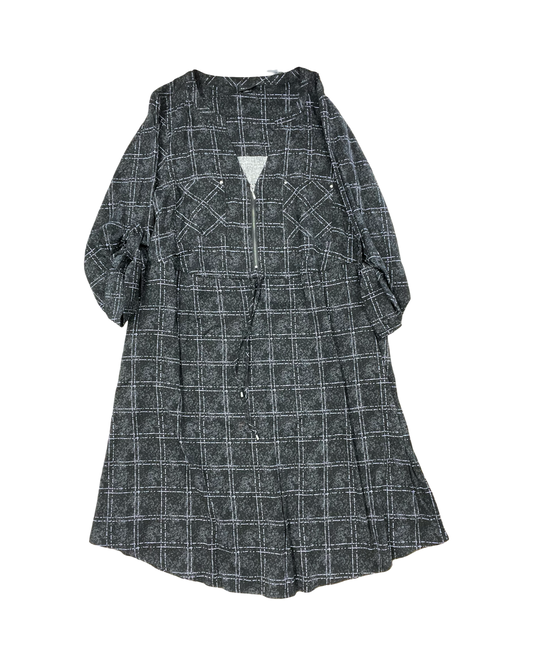 Dress Casual Midi By Torrid In Black & Purple, Size:L