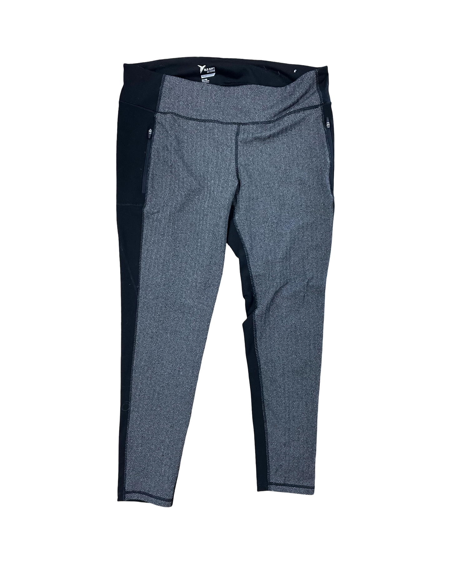 Athletic Leggings By Old Navy In Black, Size:1X