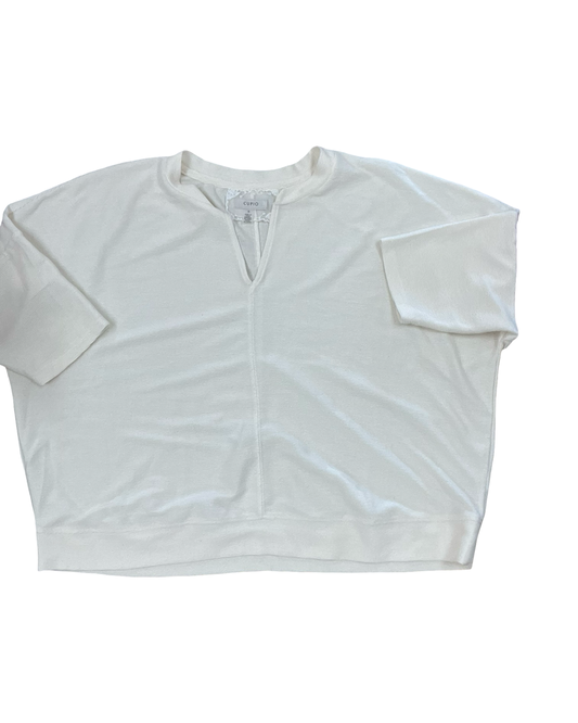 Top Ss By Cupio In Cream, Size:1X