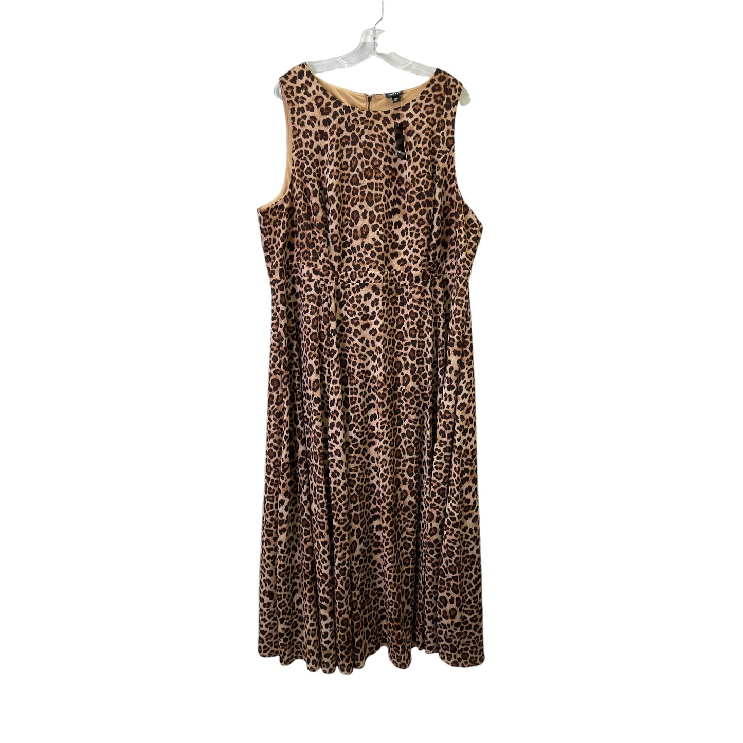 Dress Casual Midi By Torrid In Animal Print, Size:3