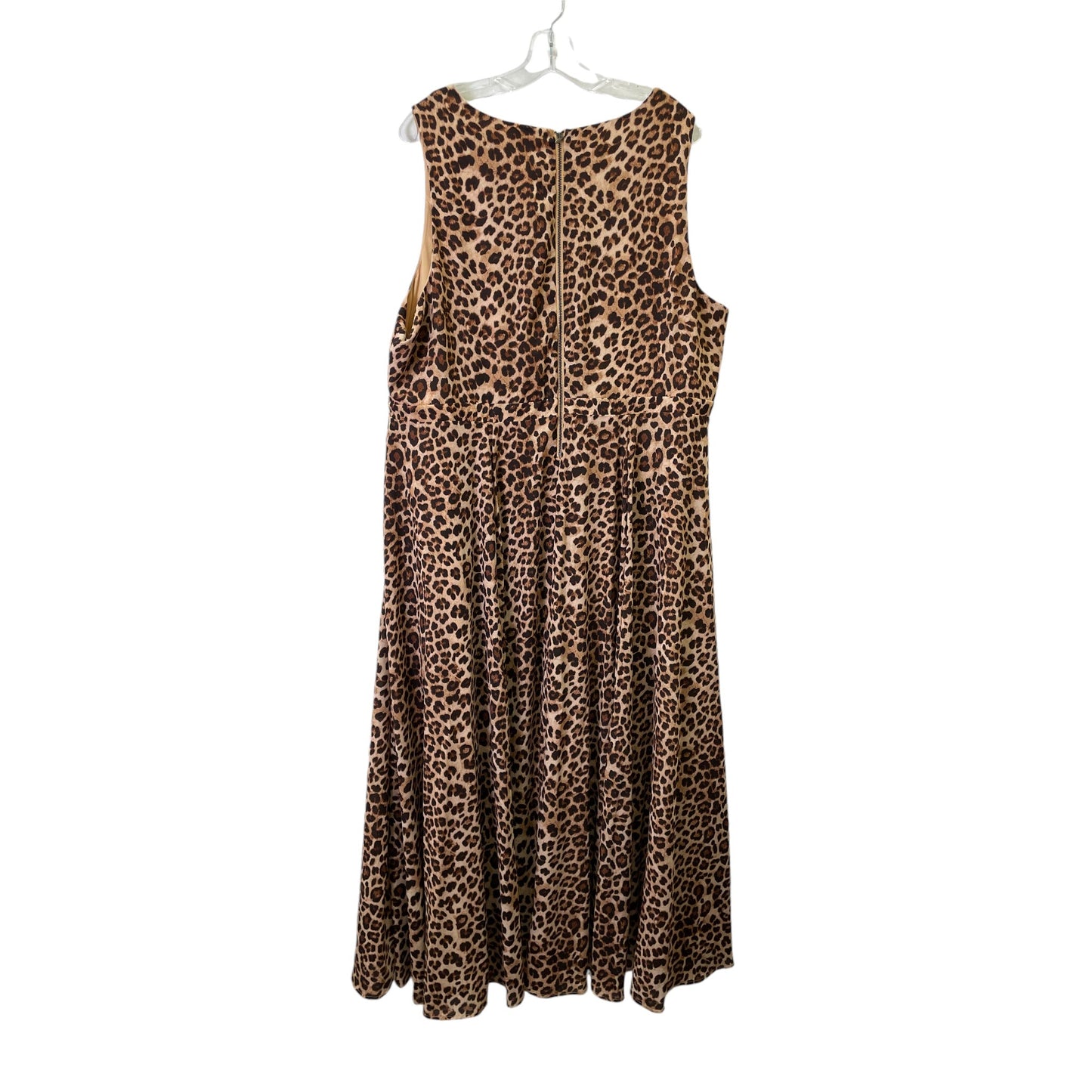 Dress Casual Midi By Torrid In Animal Print, Size:3