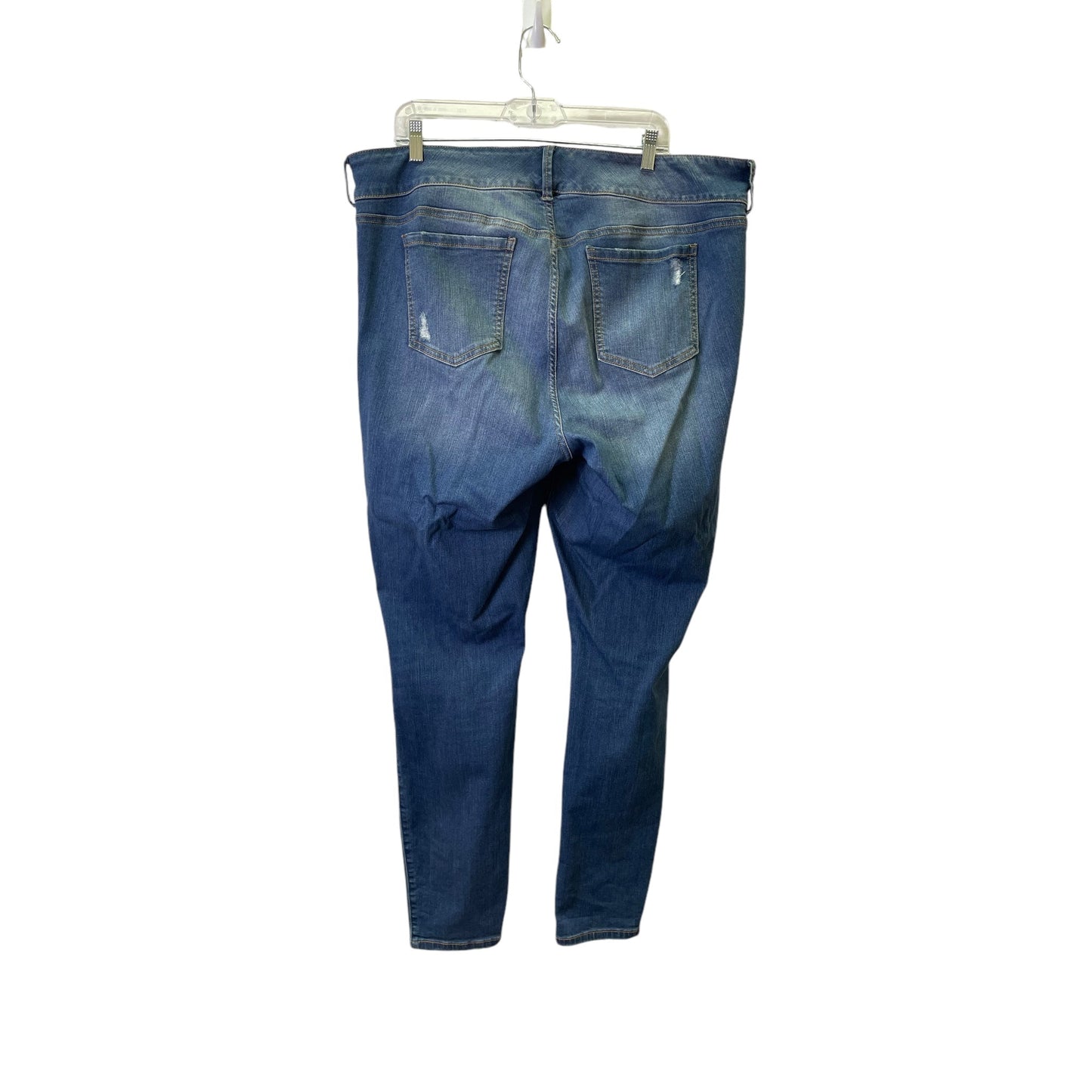 Jeans Skinny By Torrid In Blue Denim, Size:22