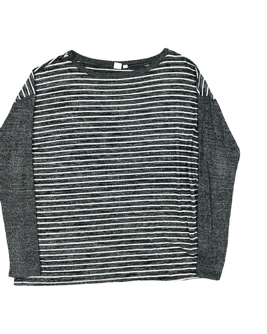 Top Ls By Gap In Black & White, Size:Xl